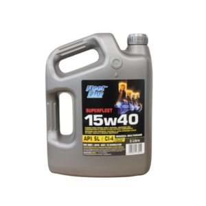 SAE 15W40 SL/CI4 SUP FLEET 4X5 L
